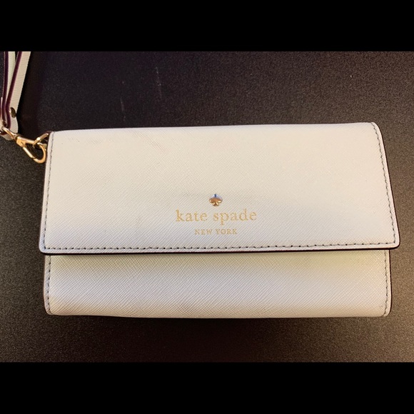 Kate Spade turquoise wristlet - Picture 4 of 6
